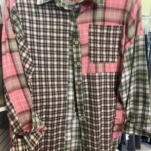 Plaid Multicolor Men's Shirt